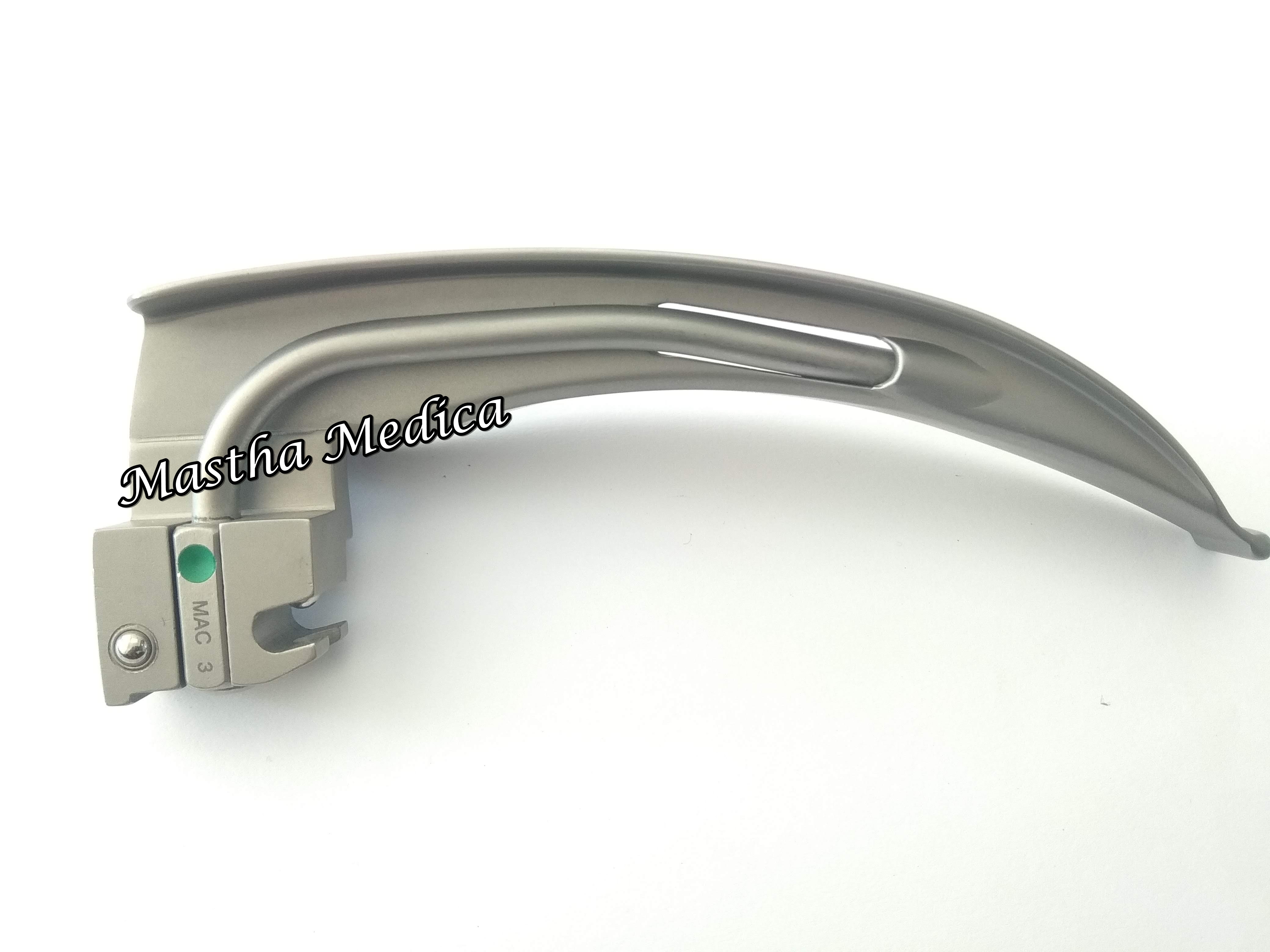 Jual Bilah Blade laringoskop/ laryngoscope LED Dewasa Riester